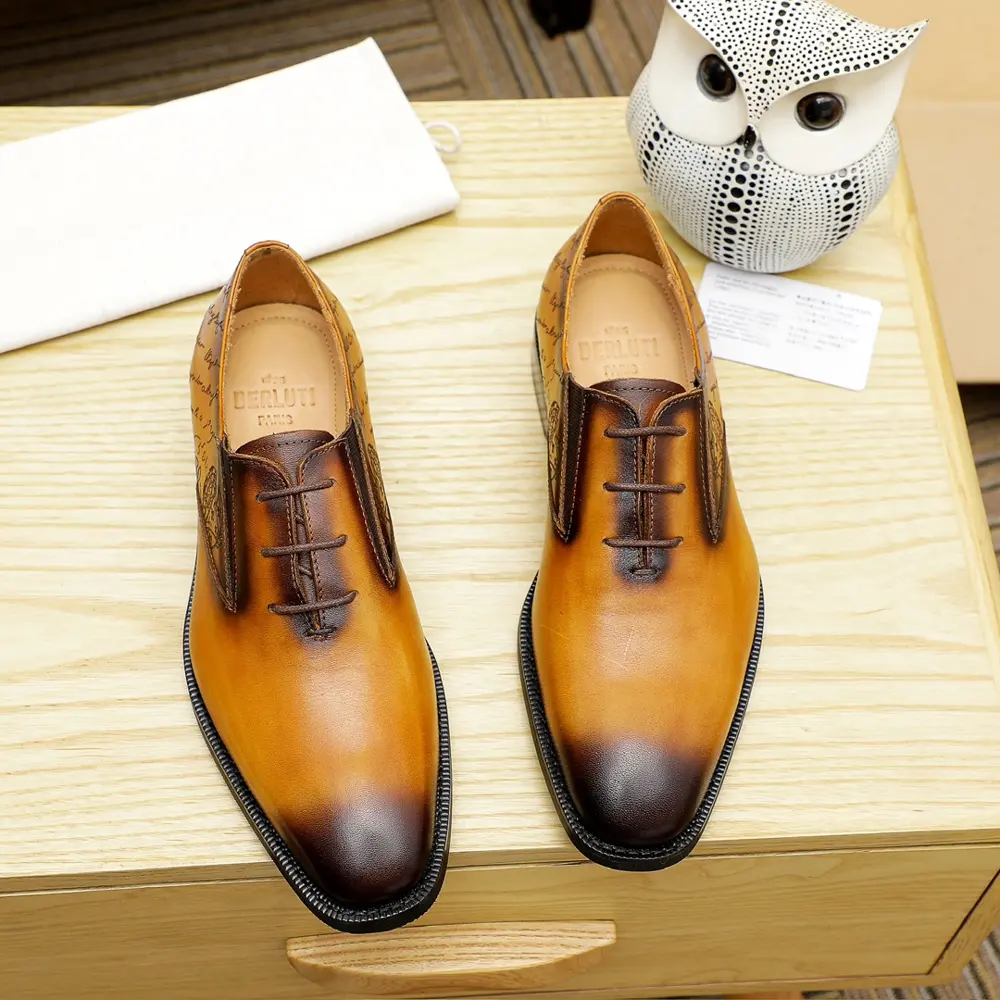 Berluti formal men’s shoes sports original popular leather shoes top brand luxury top