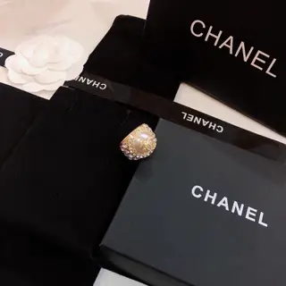 Chanel Classic CC Series Micro-paving Ring
