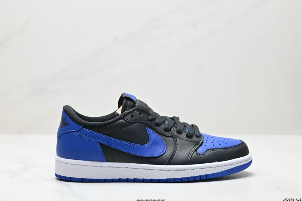 Nike AIR JORDAN 1 RETRO LOW OG white toe AJ1 low-top casual sneakers with official color CZ0790-001