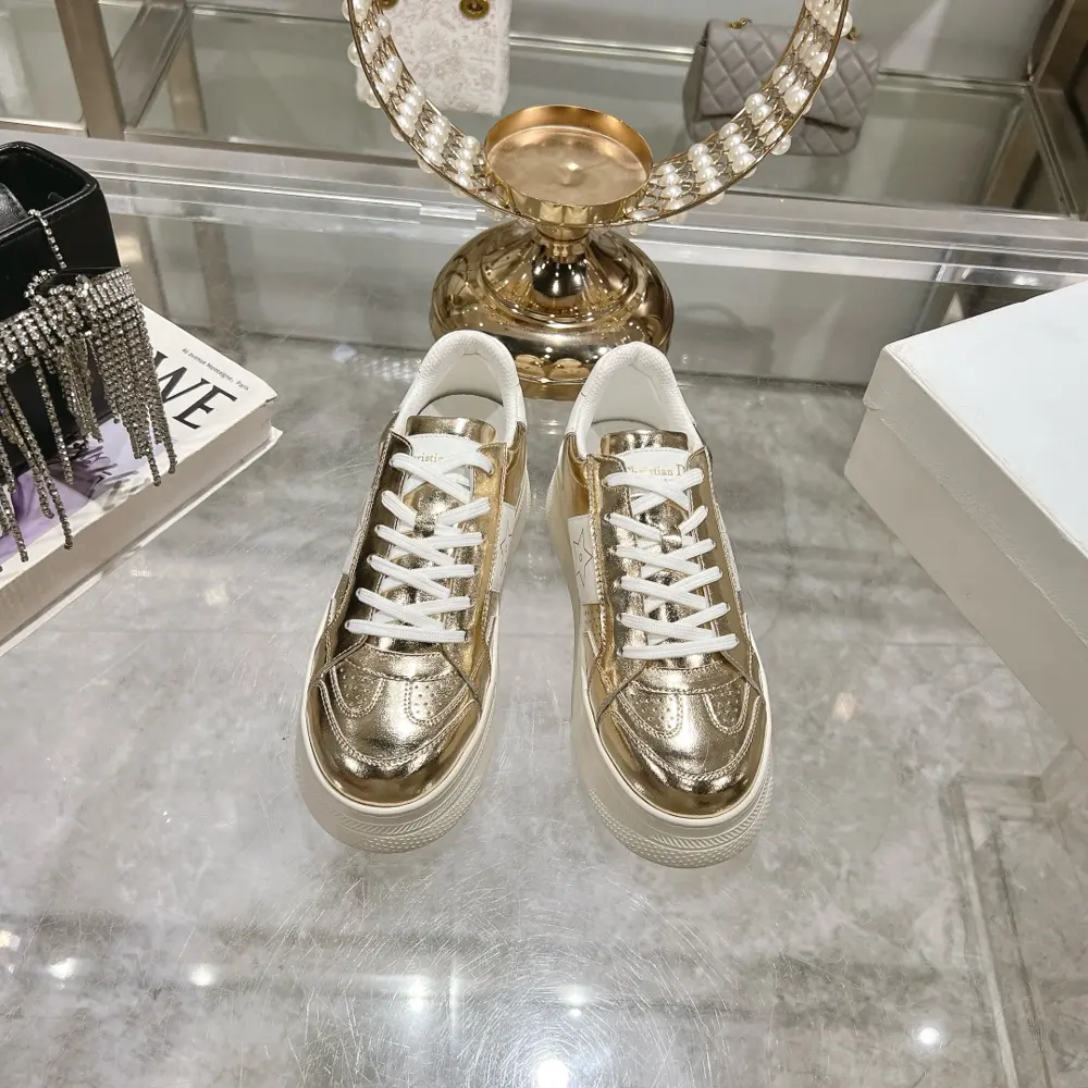 Dior new platform shoes thick-soled casual shoes