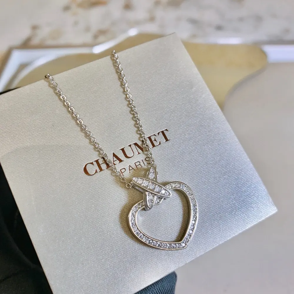Chaumet Wave Honeycomb Necklace