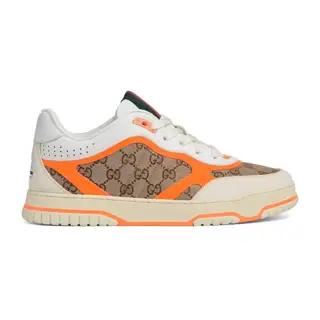 Gucci Re-Web series Men’s webbing leather sneakers