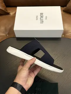 Berluti fashion slippers high gloss version Italy imported calfskin
