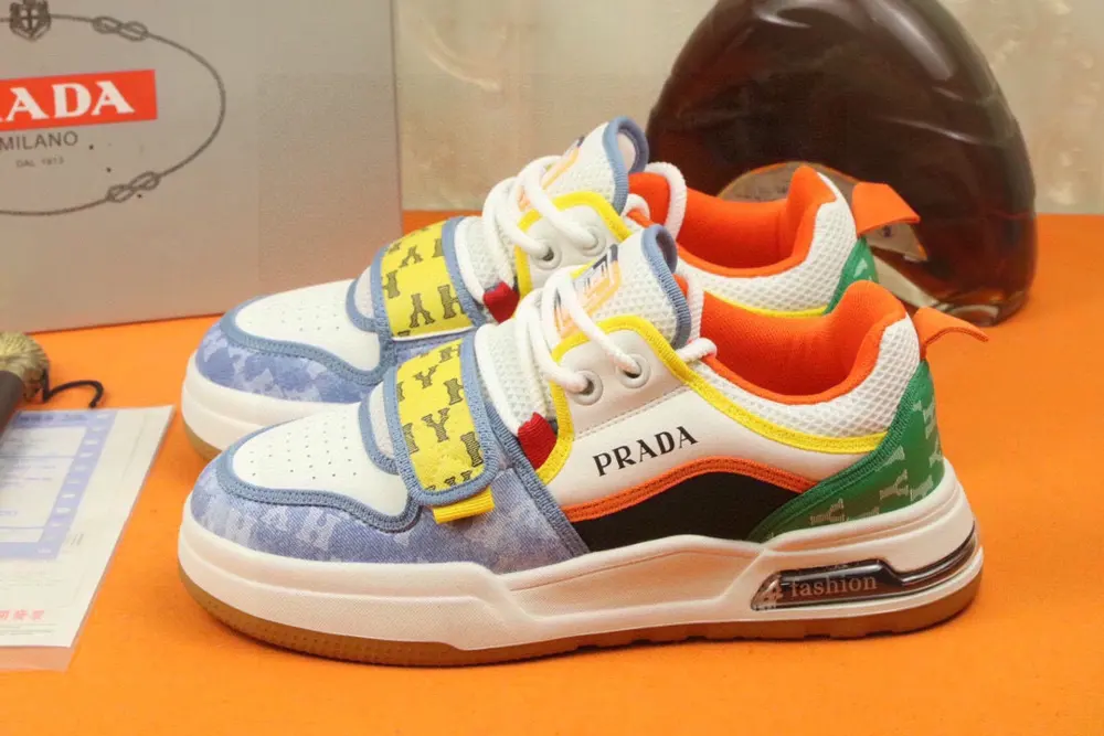 Prada Italian men’s shoes are featured on the cover of the quarterly fashion magazine