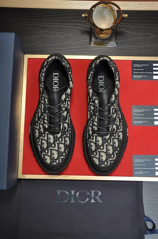 Dior original Italian imported special cloth fabric + cowhide + imported sheepskin lining