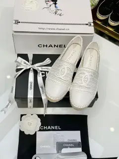 Chanel fisherman shoes new color woven