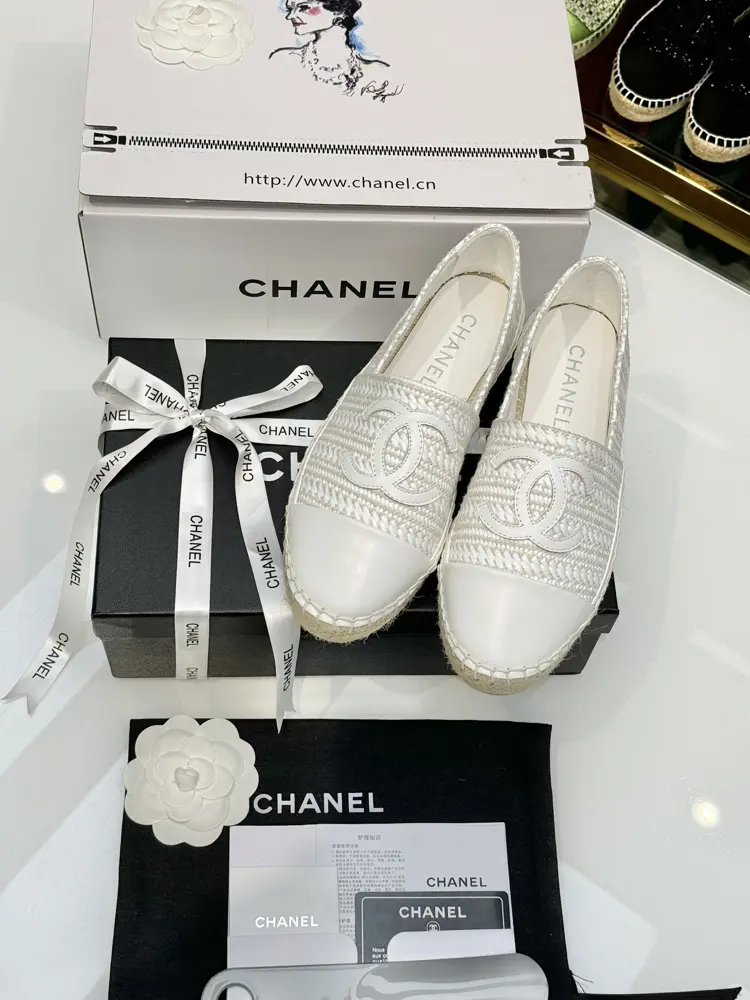 Chanel fisherman shoes new color woven