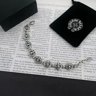 Chrome Hearts round cross bracelet