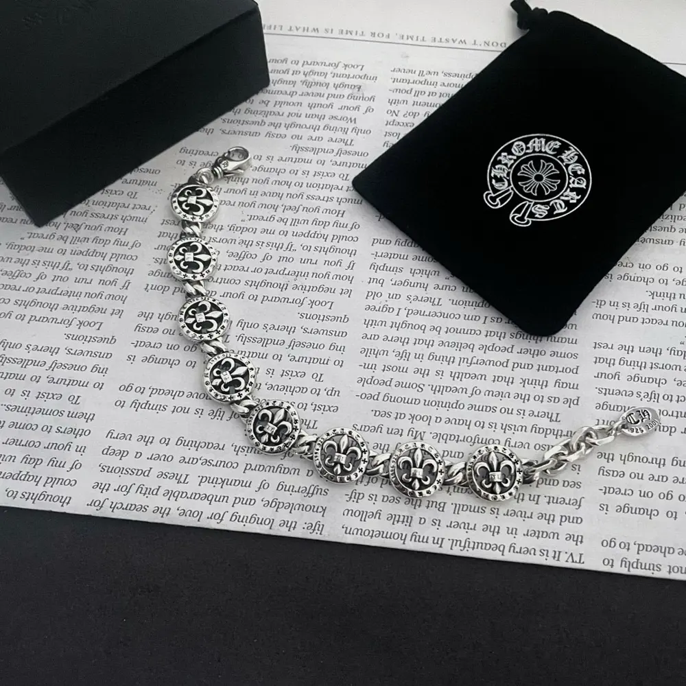 Chrome Hearts round cross bracelet