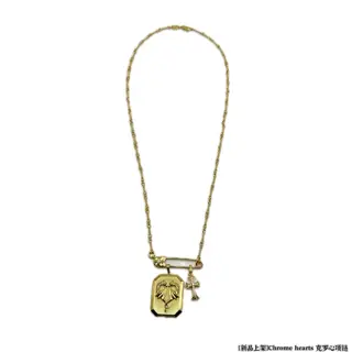 Chrome Hearts gold hot-selling brooch chain necklace