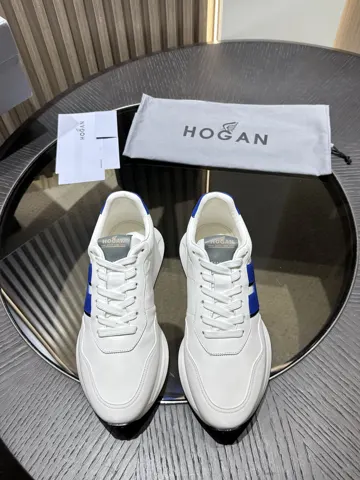 HOGAN H601 leather lace-up sneakers
