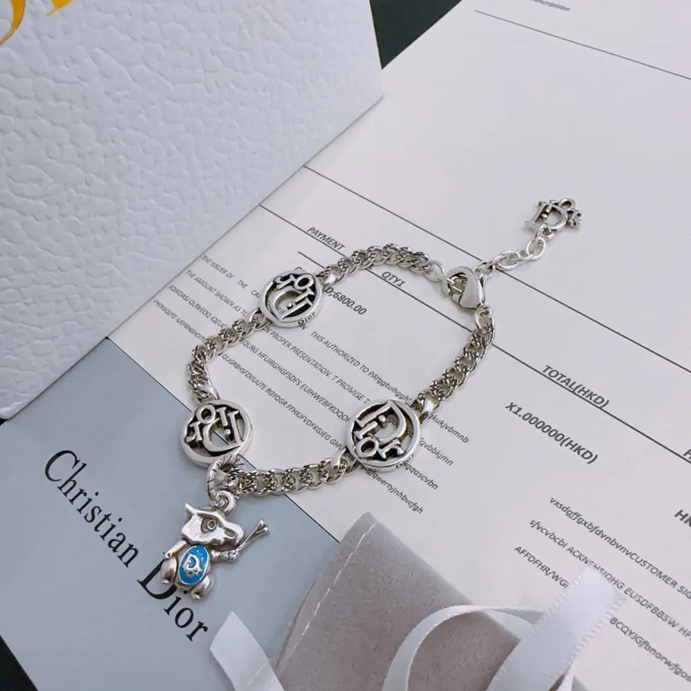 Dior bracelet couple style