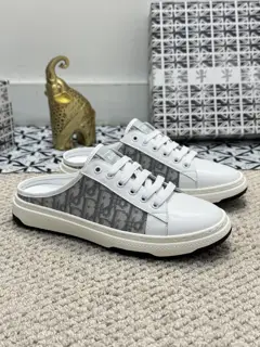 Dior half-slippers official website latest model Casual and fashionable half-slippers for