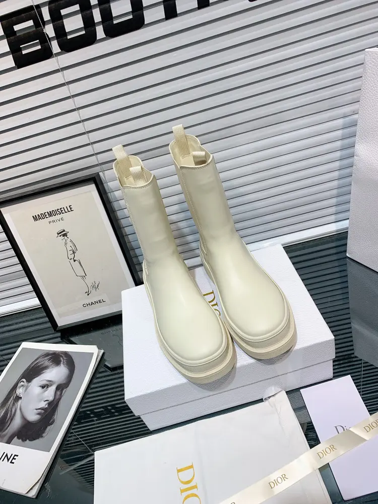 Dior 2022 Autumn and Winter Dior original new platform thick-soled casual boots are