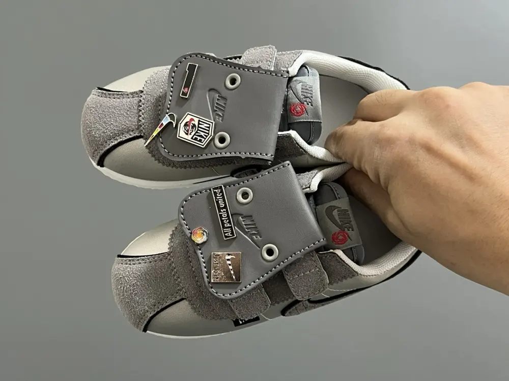 NIKE Cortez Forrest Gump Future Tech Style Children’s Velcro Sports Shoes