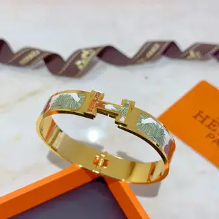 Hermes bracelet v gold original custom Hermes bracelet enamel craftsmanship is too