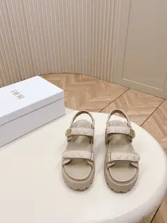 Dior classic Velcro high-heeled sandals and slippers series original replica high version
