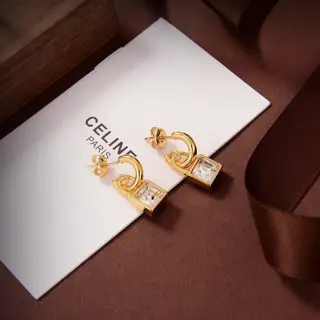 Celine lock earrings