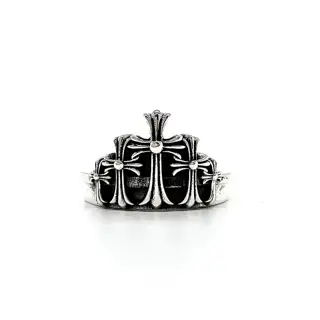 Chrome Hearts Crown Cross Ring