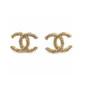 Chanel twisted earrings