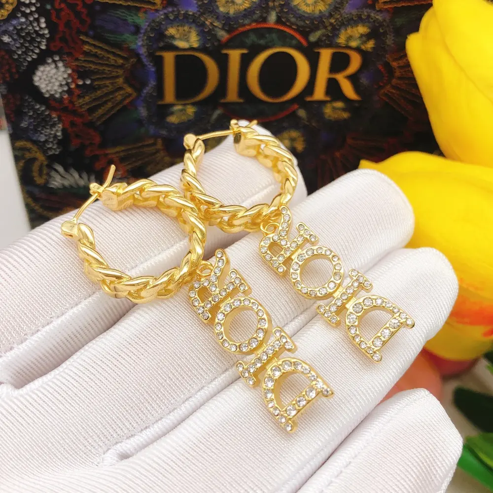 DIOR Star Pearl Earrings
