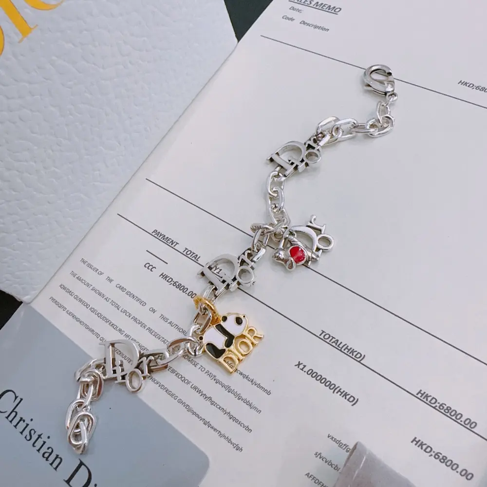 Dior bracelet couple style