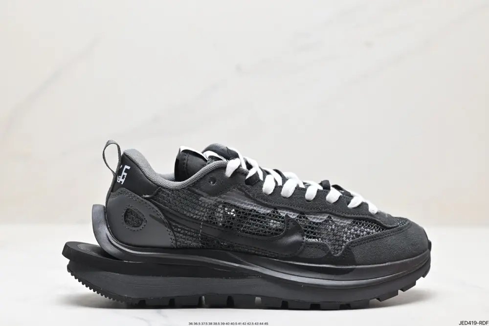Nike waffle double hook breathable mesh + suede fabric thick sole Nike Ldwaffle / Sacai CV1363-001