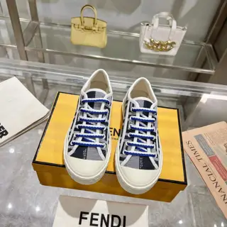 Fendi couple canvas shoes