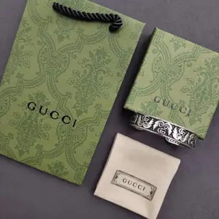 Gucci Double G Angel Wing Bracelet Retro