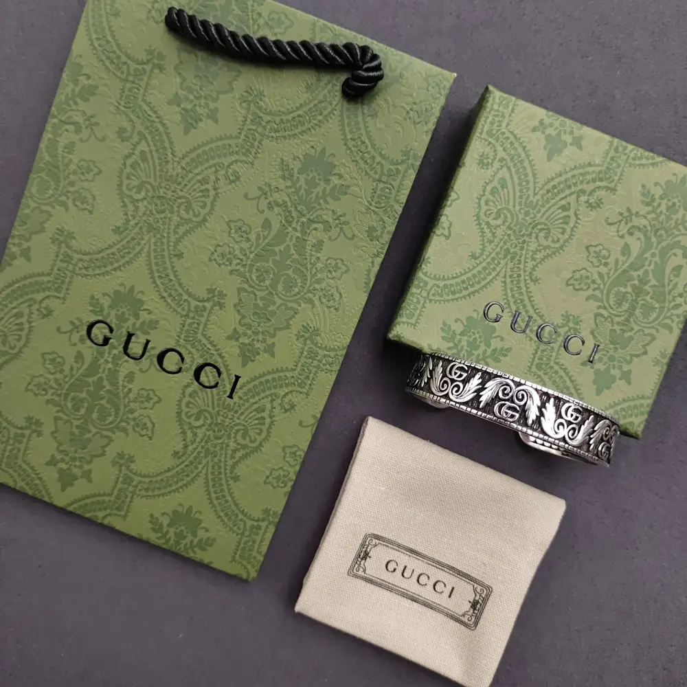 Gucci Double G Angel Wing Bracelet Retro