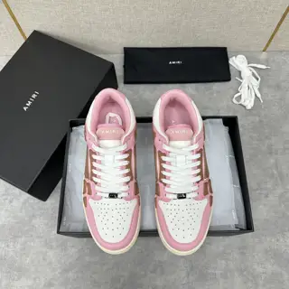 AMIRI couple style street style high version AMIRI bone shoes 20FW RUNWAY SKEL TOP
