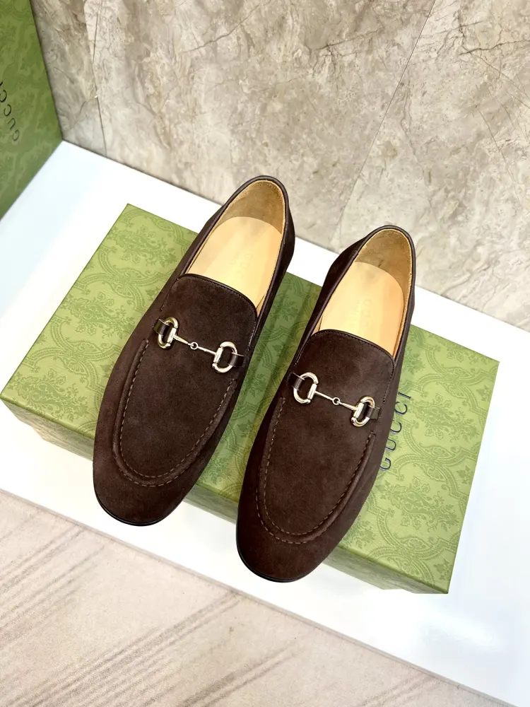 GUCCI men’s fashion casual leather shoes