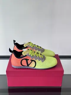 Valentino Chromathon series couples eyelet reflective ballet casual sports shoes Dexun shoes
