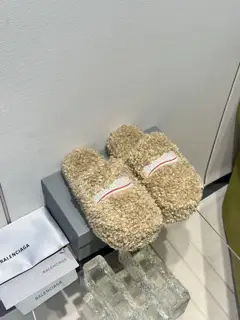 Balenciaga new couple cotton slippers
