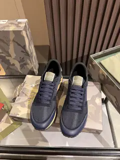 Valentino Classic Rivet Camouflage Series Shoes