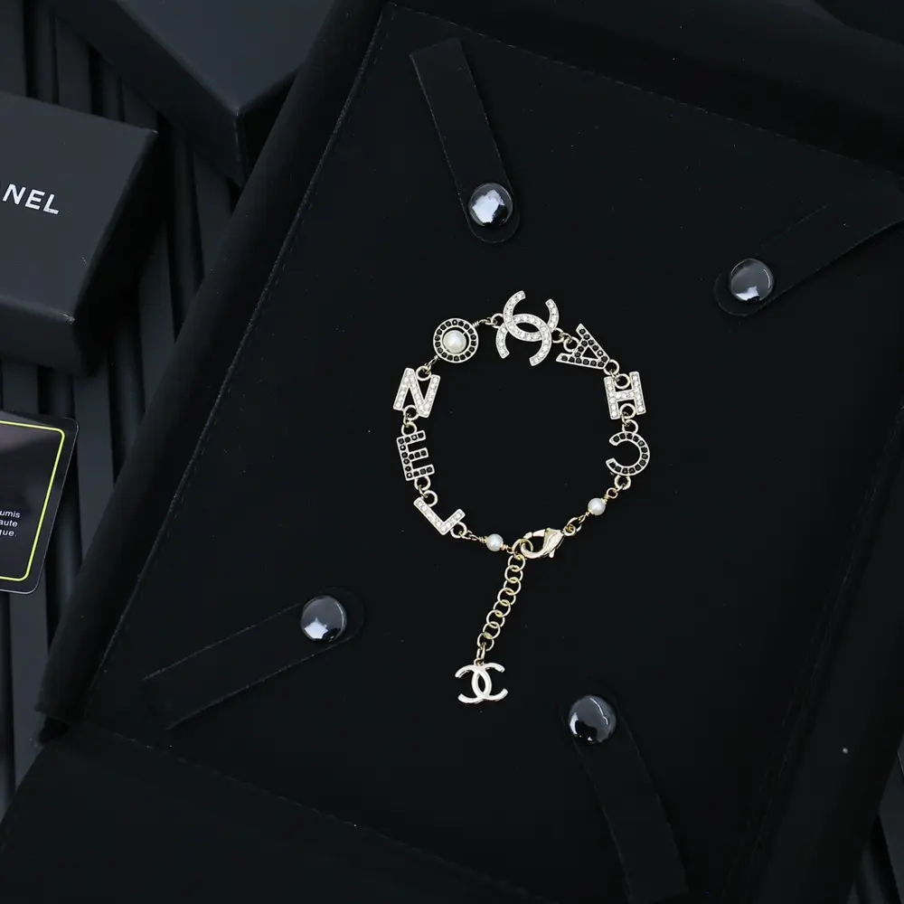 Chanel alphabet diamond bracelet