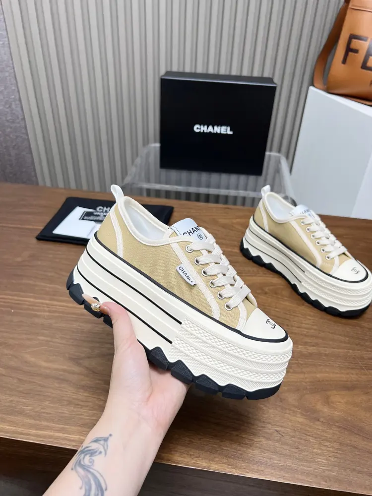 Chanel Biscuit Shoes Casual Sneakers