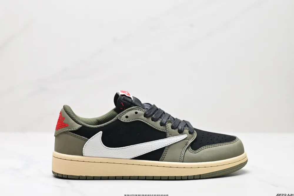 Nike AJ1 reverse hook Travis Scott x Air Jordan 1 ” Reverse Mocha “ AJ1 Joe 1 TS Lightning DZ4137-700