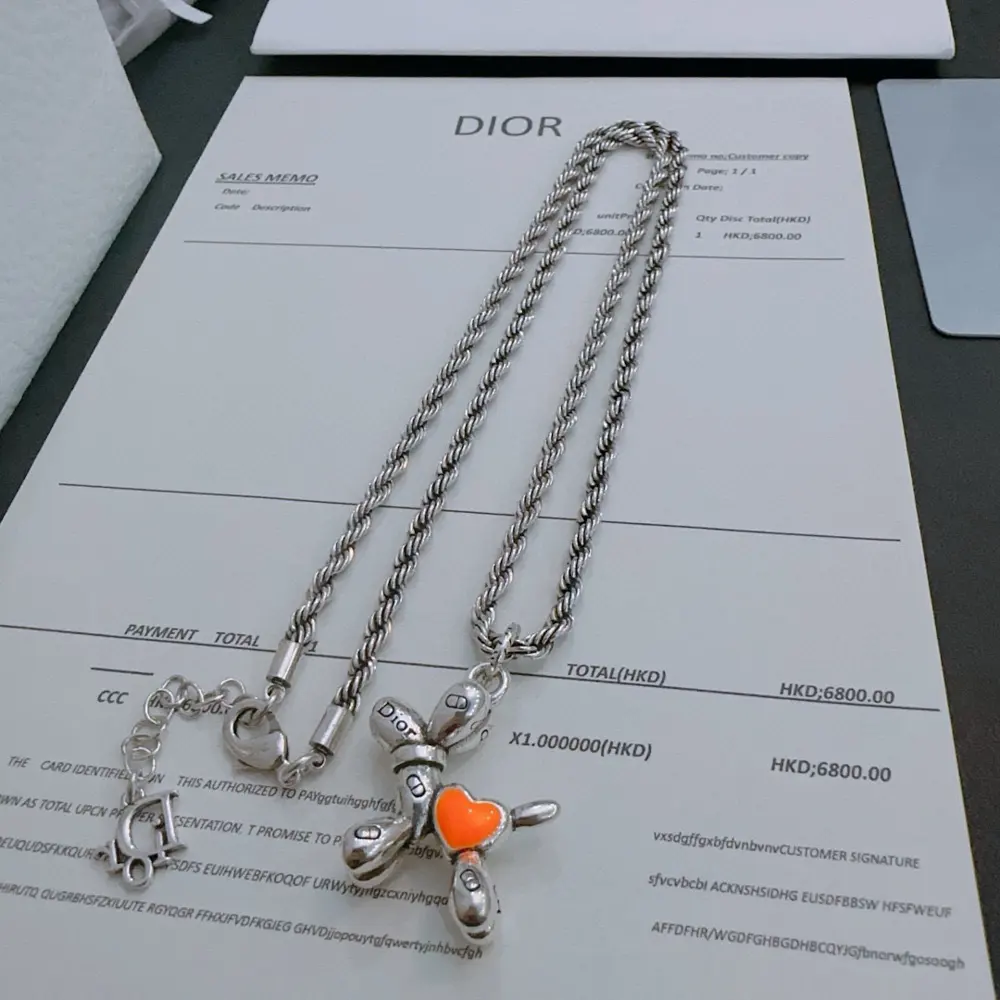 Dior vintage necklace for couples