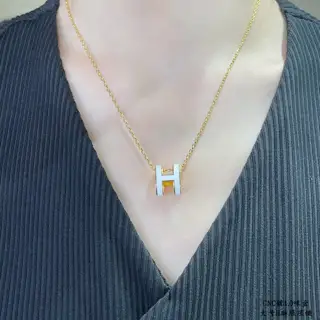 Hermes Mini H Linlang Necklace