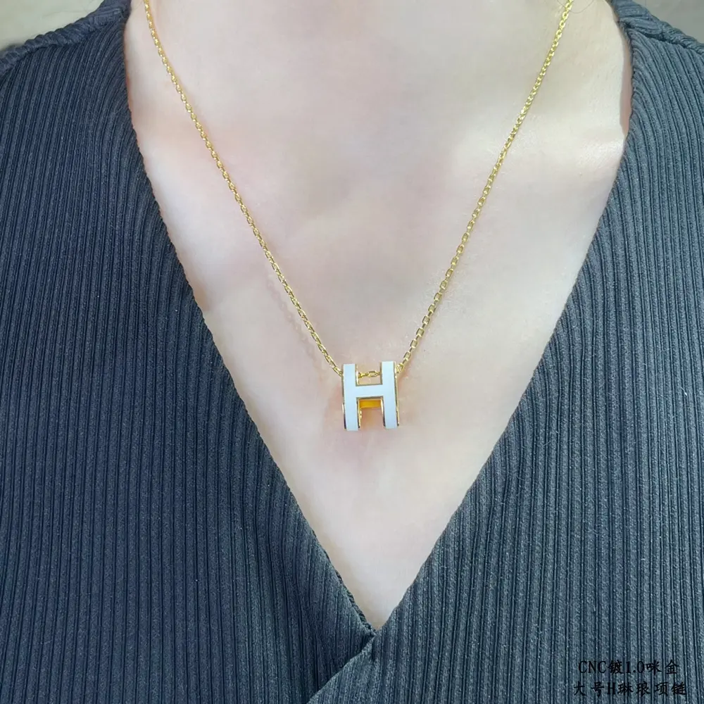 Hermes Mini H Linlang Necklace