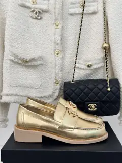 Chanel classic double C loafers