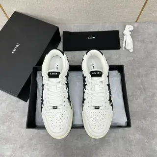 AMIRI couple style street style high version AMIRI bone shoes 20FW RUNWAY SKEL TOP