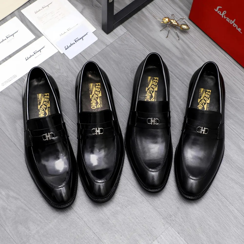 Salvatore Ferragamo business slip-on shoes