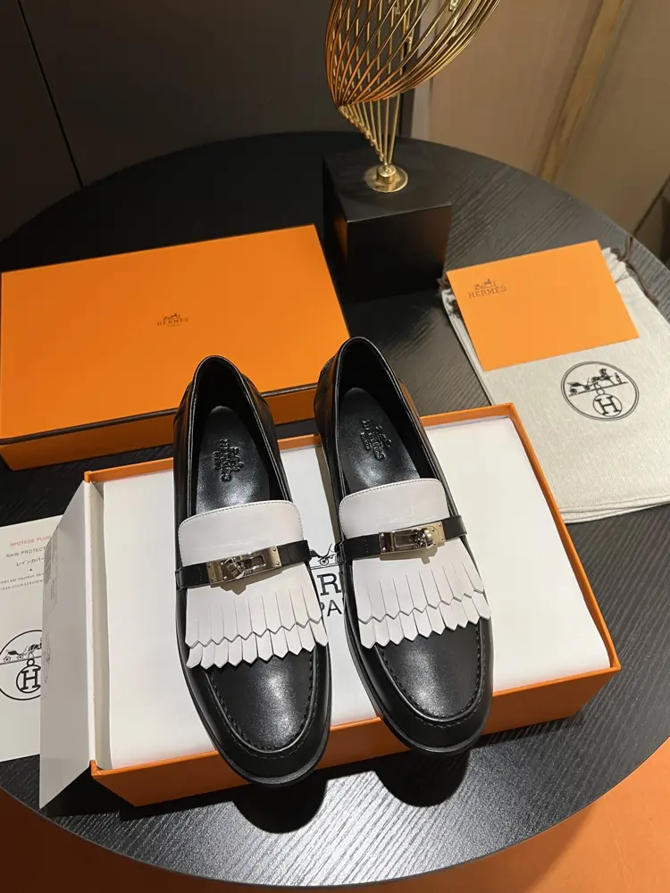 Hermès early spring new single shoes