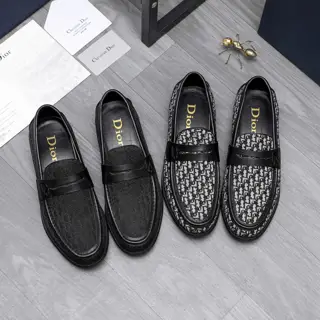 Dior business casual slip-on shoes