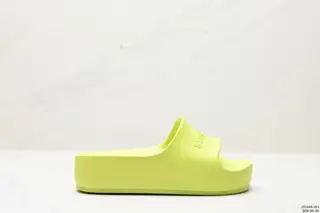 BALENCIAGA CHUNKY Slide Sandals Slide sandals with molded rubber footbed and debossed