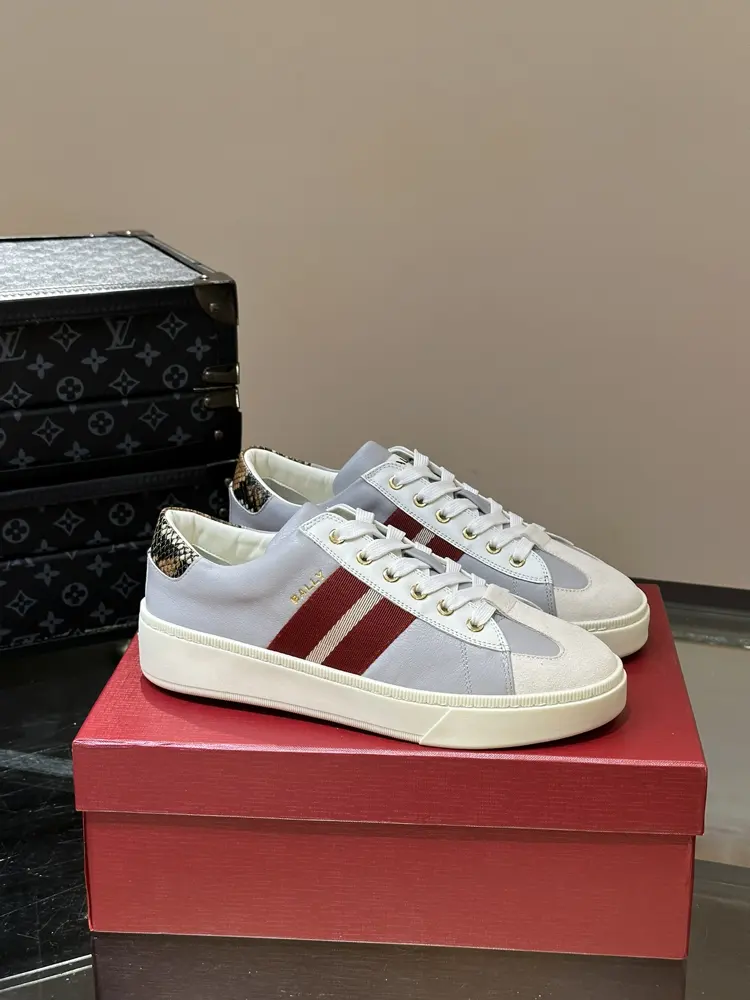 Bally men’s leather casual sneakers