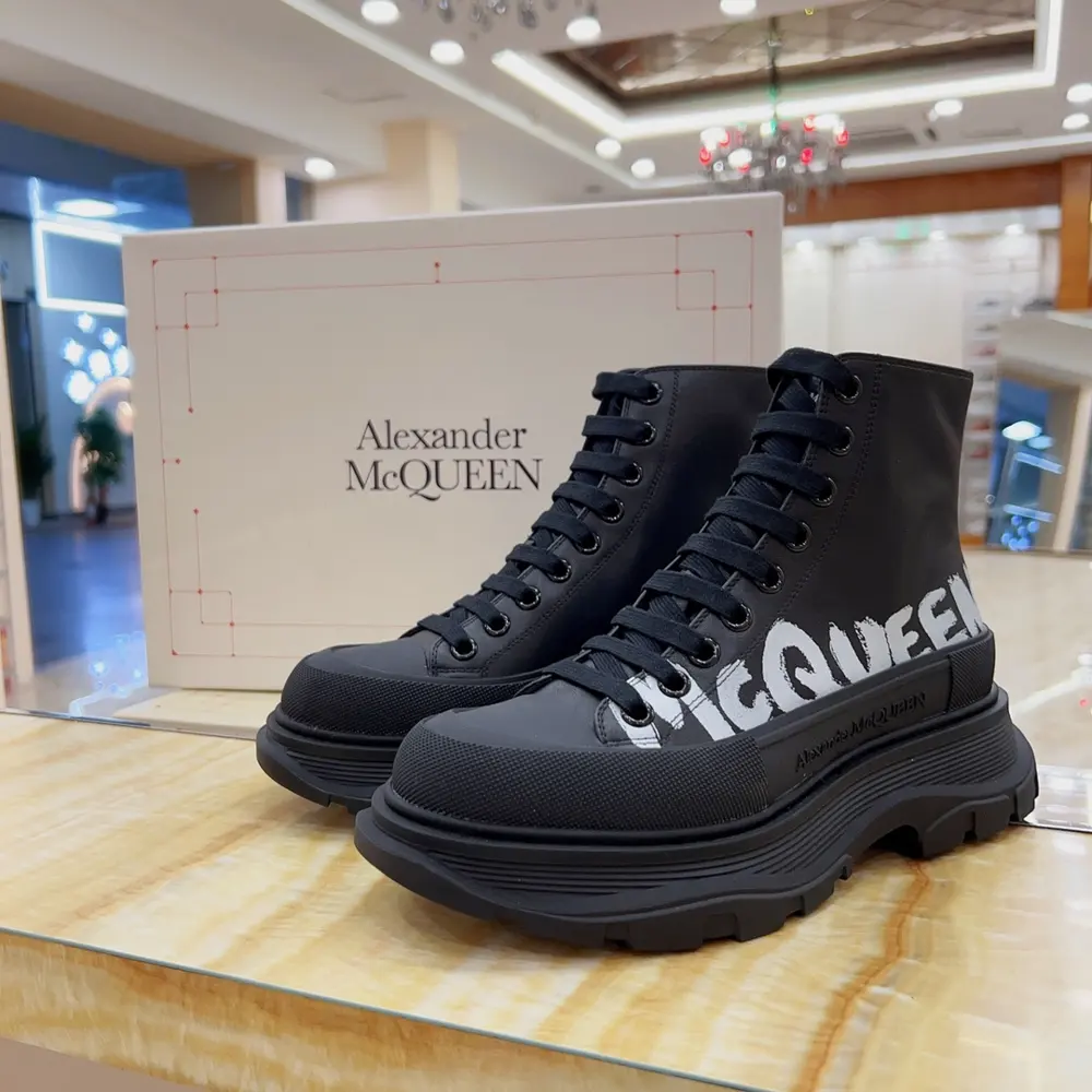 McQueen high-top casual shoes
