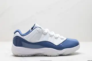 Nike Air Jordan 11 Retro Low “Concord” AJ11 generation Michael Jordan low-top sports AV2187-117